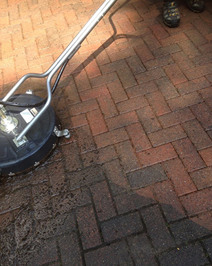 Totally Guttered high qualit pressure washing in action.